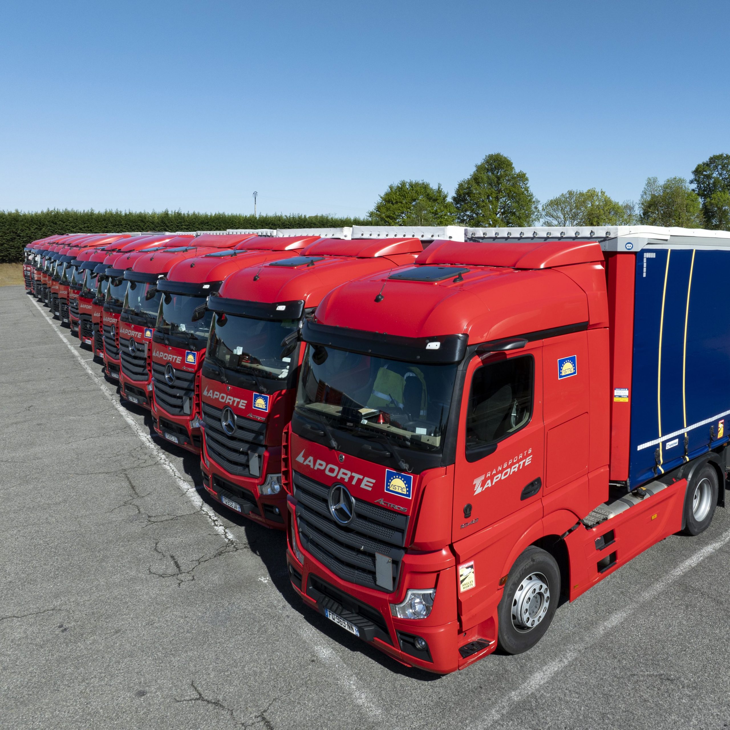 Transports Laporte flotte camions